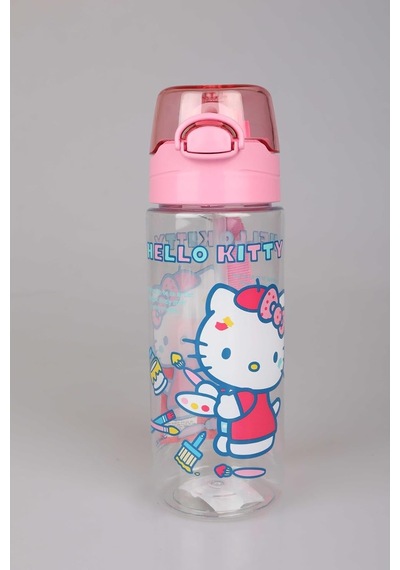 Hello Kitty Lisanslı Tritan Matara, 500 Ml, Pembe Çok Renkli