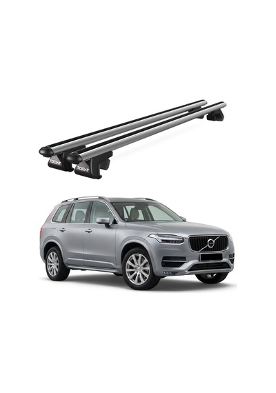 Venüs Volvo Xc90 2015 Ve Sonrası Uyumlu Gri Ara Atkı Port Bagaj Tavan Barı