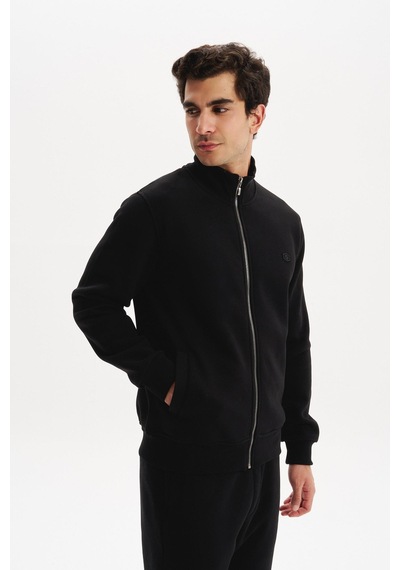 AR-MA Arma Erkek Örme Sweatshirt Regular Fit 3 İplik Basic Dik Yaka Tam Fermuarlı Cepli %70 Pamuk %30 Polyester K30324650702 Siyah AR-MA Arma Erkek Örme Sweatshirt Regular Fit 3 İplik Basic Dik Yaka Tam Fermuarlı Cepli %70 Pamuk %30 Polyester K30324650702 Siyah