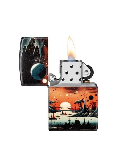 Zippo 49352 Space Design Çakmak Çok Renkli