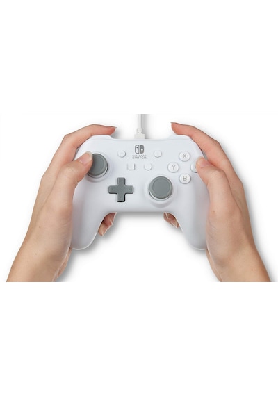 Nintendo Switch Oyun Kolu Kablolu Lisanslı Beyaz Powera