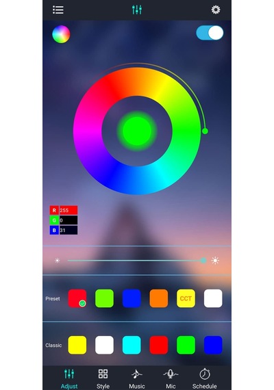Rgb Şerit Led Kontrol Cihazları - Bluetooth, Sese Ve Müziğe Duyarlı, 24 Tuşlu - 6 Amper, 10 Metreye Kadar Rgb Şerit Led Çalıştırır 1, Bluetooth Kontrol Cihazı