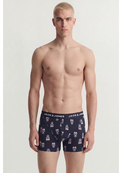 Jack & Jones Erkek Jacraul 3'lü Boxer 12301210 Siyah