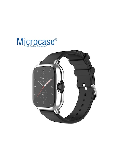 Amazfit Gts 2 - Gts 2E 42 Mm Önü Kapalı Tasarım Silikon Kılıf