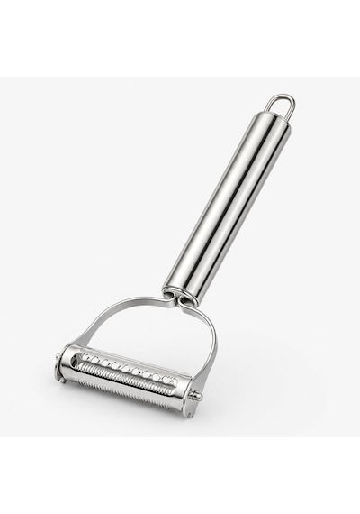 Tr Paslanmaz Çelik Sebze Ve Meyve Soyacağı Çift Fonksiyonlu Jülyen Kesici, Ergonomik Metal Saplı Mutfak Soyaca Diğer