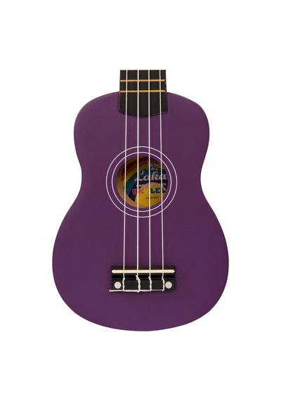 Vintage Laka Rainbow Soprano Ukulele - Violet