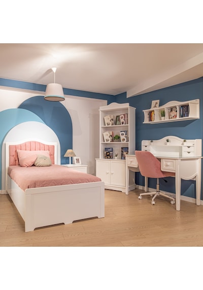 Meltem Kids Classy Beyaz Genç Odası Tek Kişilik Amortisörlü Bazalı Karyola 120x200 cm Meltem Kids Classy Beyaz Genç Odası Tek Kişilik Amortisörlü Bazalı Karyola 120x200 cm