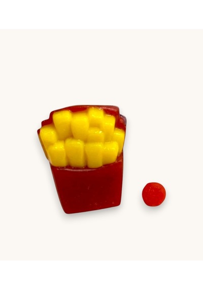 Moj Moj Taba Squish Patates Kızartması Sukuşi Yumuşak Stres Atıcı Oyuncak - 1 Adet
