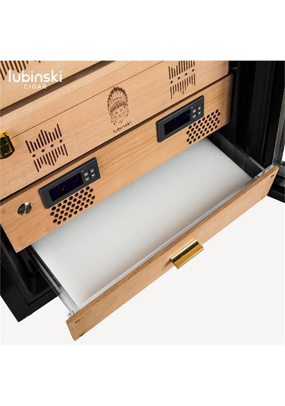 Lubinski Siyah - Gold Elektronik Puro Dolabı Ra-999 Lb-037