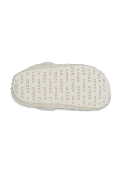 Crocs Classic Cozzzy Slipper Unisex Terlik 209386-160 Stucco Beyaz