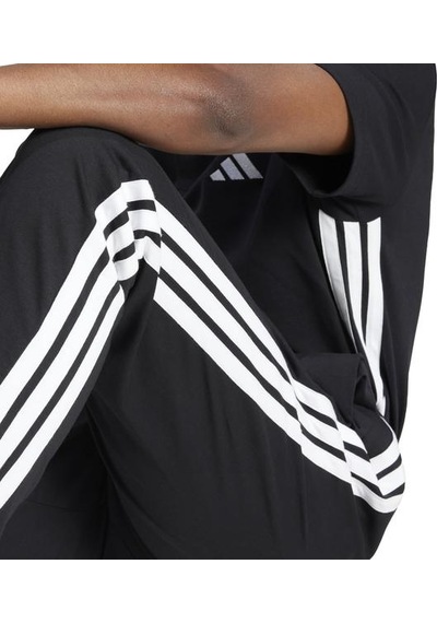 Adidas Essentials 3-stripes Single Jersey Erkek Siyah Eşofman Altı Siyah