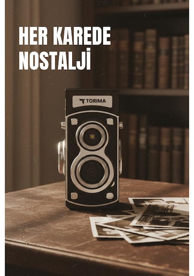 Torima CMR44 Mini Retro Dijital Fotoğraf Makinesi Siyah
