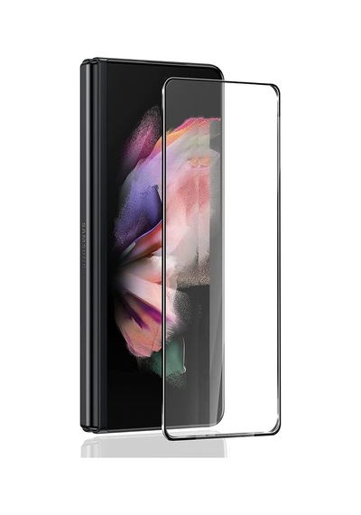 Samsung Galaxy Z Fold 5 5g İle Uyumlu Kavisli Ekranı Tam Kaplayan Kırılmaz Cam Ekran Koruyucu