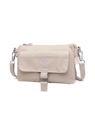 Smart Bags 1147 Krınkle Kumaş Postacı Çantası (Bej) Bej