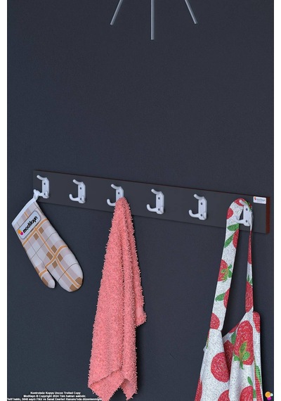 Arı 18 Kancalı Mutfak Askısı 3'lü Set 81,4x9,6 Cm - Şık Tasarım, Çok Amaçlı Düzenleyici Ve Yer Tasarrufu 95 Cm Arı 18 Kancalı Mutfak Askısı 3'lü Set 81,4x9,6 Cm - Şık Tasarım, Çok Amaçlı Düzenleyici Ve Yer Tasarrufu 95 Cm