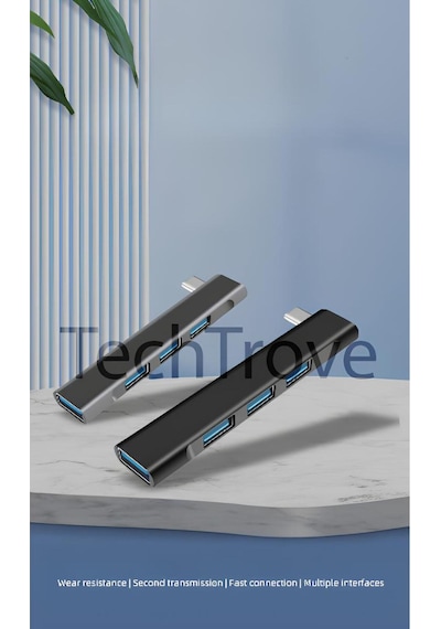 Type-c Hub Usb Çoklayıcı Usb 3.0 Usb 2.0 Type-c Çoklayıcı 4 Port Usb