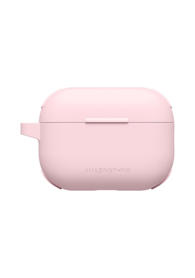 Apple Uyumlu AirPods Pro 2 Amazingthing Airbag Köşe Tasarımlı Omni Serisi Silikon Kapak Pembe