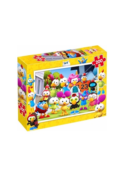 200 Parça Limon Ve Zeytin Puzzle Renkli Karakter Temalı Yüksek Baskı Kaliteli 33 X 48 Puzzle