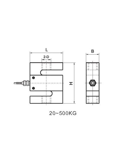 S Tipi Loadcell 50 KG