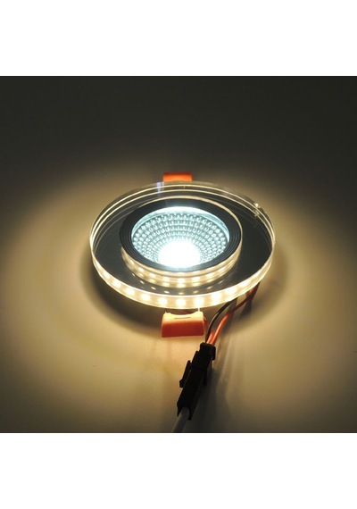 Aynalı Cam Altı Üstü Spot Cob Led Armatür Gün Işığı Cam - Metalik