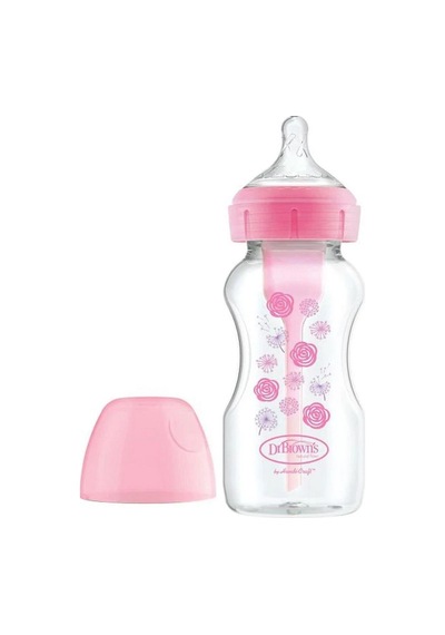 Dr Brown's PP Geniş Ağız Options Biberon 270ml Pembe