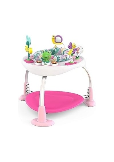 Bright Starts Bounce Bounce Baby 2'si 1 Arada Aktivite Zıplatıcı Ve Masa - Oynak Avuç Içi