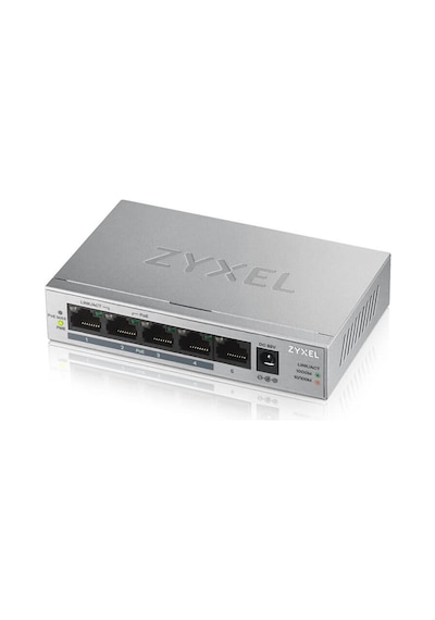 Zyxel 5port 60w 4port Poe Gs-1005hp Gıgabıt Yönetilemez Switch Desktop