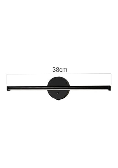 Sök-tak Beyaz Yapışkanlı Sensörlü Elektrikli Led Aplik 38cm - 220v Enerji Sınıfı A 10 Parça Siyah