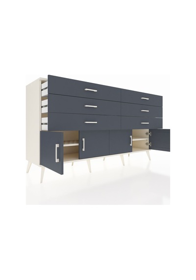 Hyperion Konsol 2 Raflı 6 Çekmeceli 4 Kapaklı 176x44x99 Aytaşı-an Aytaşı-antrasit Hyperion Konsol 2 Raflı 6 Çekmeceli 4 Kapaklı 176x44x99 Aytaşı-an Aytaşı-antrasit