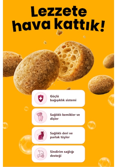 Reflex Crunchy Bubbles Kısırlaştırılmış Somonlu Yetişkin Kedi Maması 10 Kg