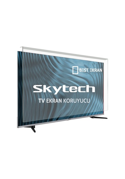Skytech 50" İnç 127 Ekran Kırılmaz Şeffaf Televizyon Led Ekran Koruyucu