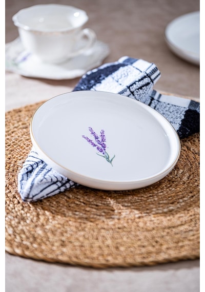 Acar Soft Royal Porselen Yuvarlak Tabak - 15 Cm