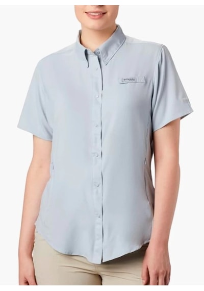 Columbia Columbıa Fl7277 Womens Tamıamı Iı Ss Shırt - 032 Gri