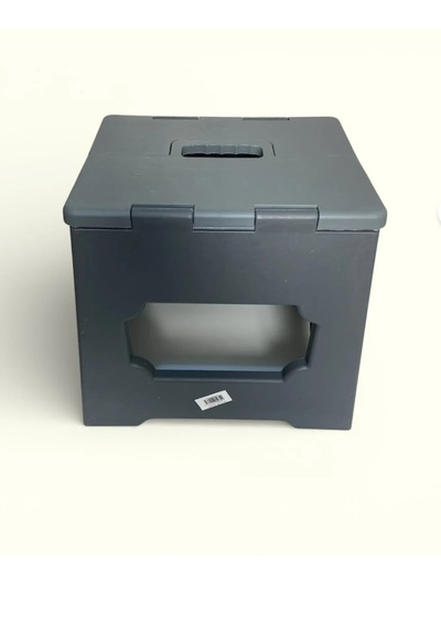 Tabure Katlanabilir Taşınabilir 30 Cm Boyunda Taşınır Tabure Gri