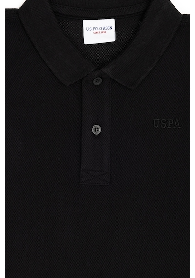 U.S. Polo Assn. Erkek Çocuk Siyah Basic Polo Yaka Tişört 50292129-VR046
