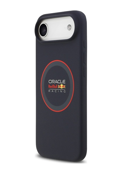 Apple Uyumlu iPhone 17 Air  Kılıf Redbull Lisanslı M-safeli Kırmızı Halka Ve Logo Silikon Kapak Lacivert Lacivert