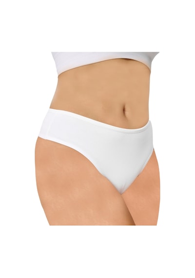 Alya Underwear Kadın Bato Tanga Pamuklu Külot, Büyük Beden String, 5'li Paket- 2 Siyah, 1 Beyaz, 2 Ten Beyaz P05