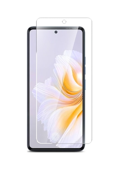 Forzacase Tecno Camon 20 Pro 4g İle Uyumlu Temperli Kırılmaz Cam Ekran Koruyucu - Fc002 Şeffaf