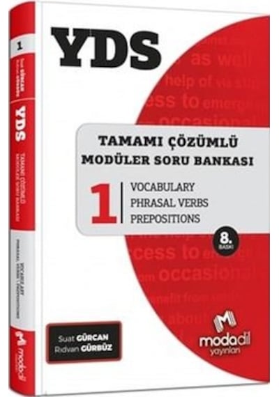 Modadil Yayınları YDS Tamamı Çözümlü Soru Bankası Serisi 1- Modadil Yayınları