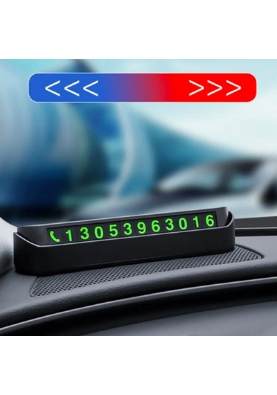 Pratik Fosforlu Telefon Numarası Yamzak İçin Araç İçi Oto Numaratör Numaralık