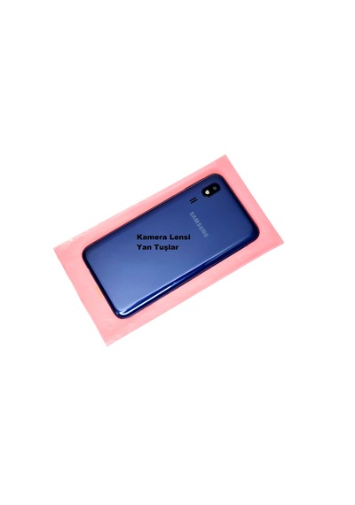 Tkgz Samsung Uyumlu A260 Galaxy A2 Core Kasa Pil Kapağı Batarya Kapağı Mavi