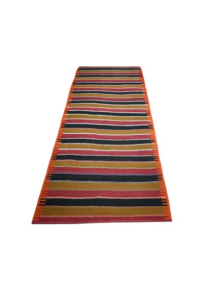 Zehra Abla Halı Yeni El Dokuma Başyapıt Malatya Yolluk Yün Kilim 7481 Çok Renkli