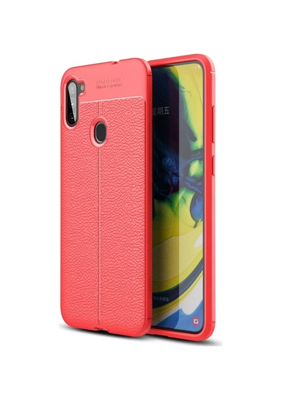 Newface Samsung Galaxy A11 Kılıf Auto Focus Kapak - Kırmızı