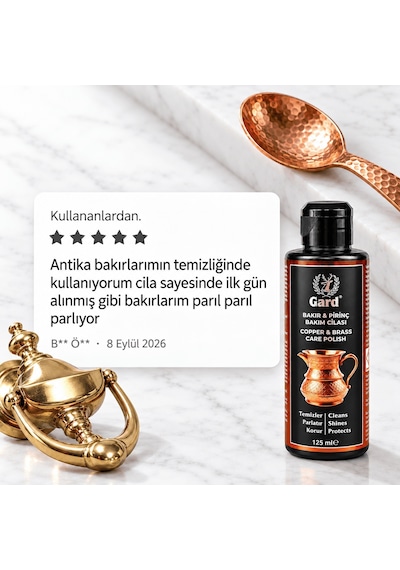 Gard Bakır Pirinç Cilası 125 ML