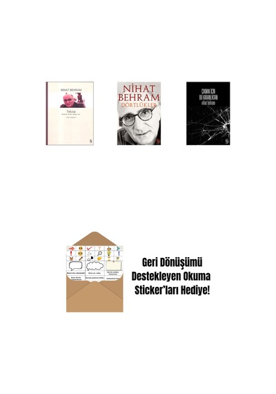 Tekzip + Dörtlükler + Çıkmak İçin Bu Karanlıktan + Okuma Sticker'ları
