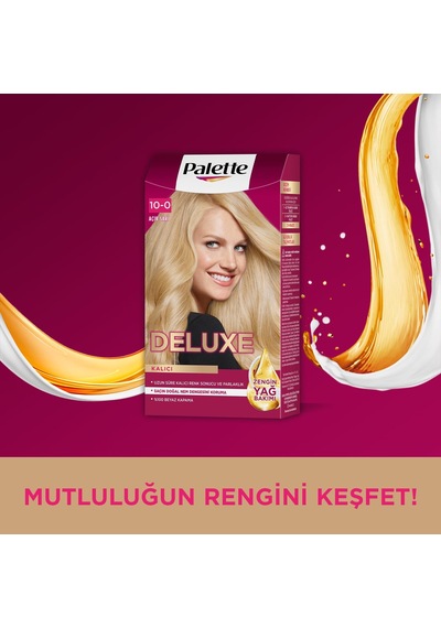 Lexroo Deluxe Saç Boyası 10-0 Açık Sarı 50 Mililitre