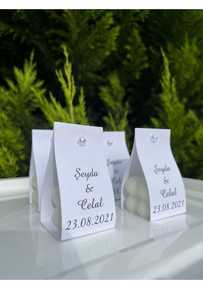 Bernami Biblo Pinterest Beyaz Kişiye Özel Bubble Mum Hediyelikleri Söz,nişan,nikah,düğün Hatırası - 15 Adet