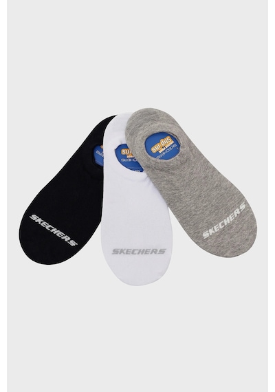 Skechers Pamuklu Logolu 3 Pack Çorap Unisex Çorap S2520314-3474 Beyaz
