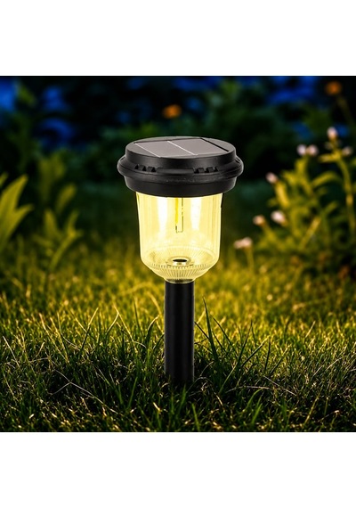 Panther Solar Bahçe Lambası Led Cob 360 Aydınlatma Karanlık Sensörlü 400 Mah Pt-b117 8'li Paket