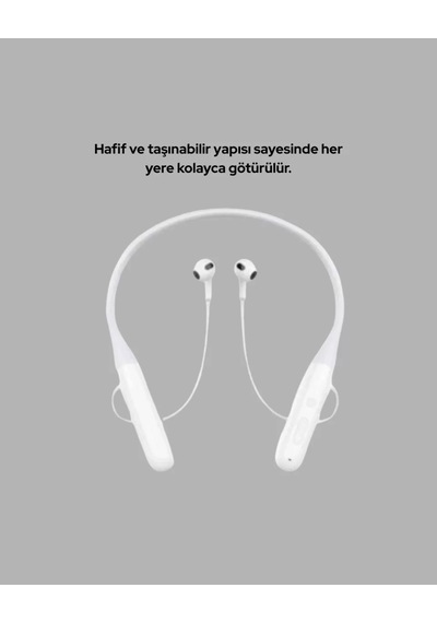 Home Gürültü Azaltıcı Ergonomik Boyun Askılı Kablosuz Kulaklık
